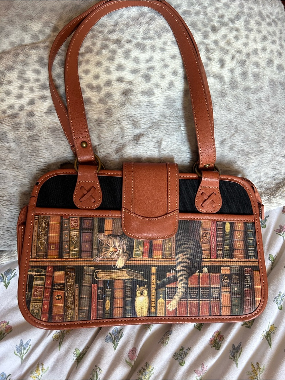 🐈‍⬛Y2K Vintage ‘Ardleigh Elliot’ “Frederick the Literate” Cute Kitty Handbag
